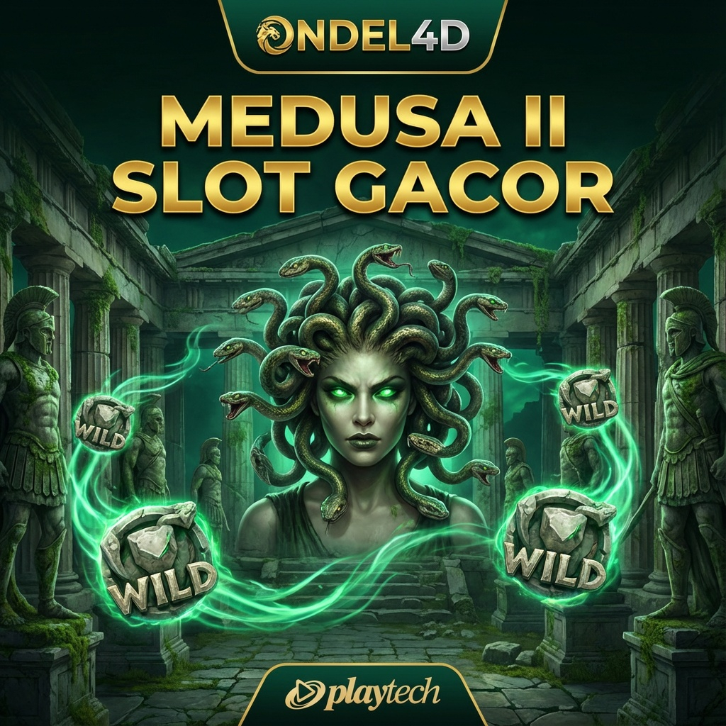 Medusa II di ONDEL4D: Slot Gacor Bertema Makhluk Legendaris dengan Kutukan Batu dan Potensi Kemenangan Ekstrem